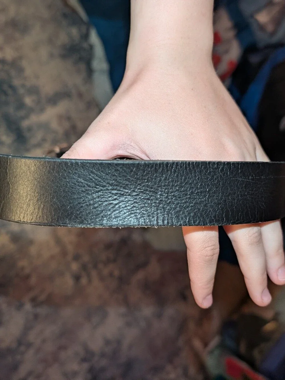 Classic Levis Black Leather Belt
